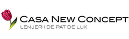 Casa New Concept logo cumpara lenjerii finet, bumbac satinat, pilote perne cuverturi si castiga bani online
