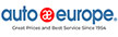 Auto Europe logo cumpara inchiriere masini, rezervare masina de lux si castiga bani online
