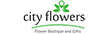CityFlowers logo cumpara buchete de flori, aranjamente florale, plante, cosuri si castiga bani online