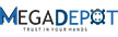 MegaDepot logo cumpara drujbe motocoase scule unelte pompe aparate sudura si castiga bani online