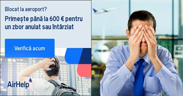 AirHelp cashback - cumpara despagubire intirziere anulare zboruri si castiga bani online