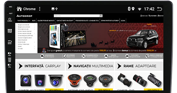 Autodrop cashback - cumpara navigatii auto, senzori de parcare, camere auto si castiga bani online