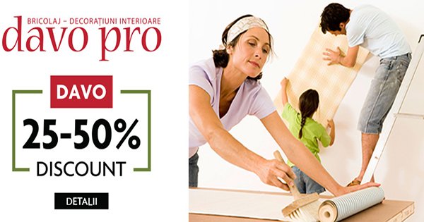 DavoPro cashback - cumpara autocolante decoratiuni profile covoare si castiga bani online