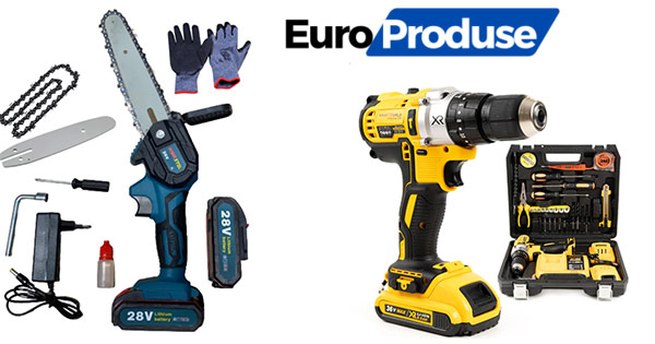 Europroduse cashback - cumpara aparate sudura, motocoase, drujbe, bormasini si castiga bani online