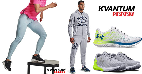 Kvantum Sport cashback - cumpara pantofi sport, imbracaminte sport Under Armour si castiga bani online