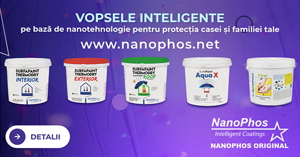 Nanophos cashback - cumpara vopsele inteligente, amorse, aditivi, vopsele termoizolante si castiga bani online