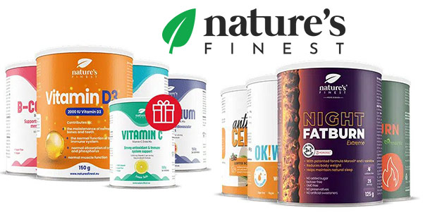Natures Finest cashback - cumpara vitamine suplimente, aminoacizi, proteine, detoxifiere si castiga bani online