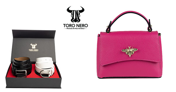 Toro Nero cashback - cumpara portofele genti piele naturala dama curele barbati si castiga bani online